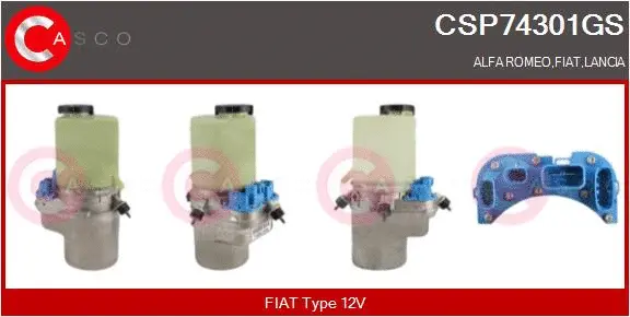 Hydraulic Pump, steering (CSP74301GS)