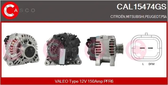 Alternator (CAL15474GS)