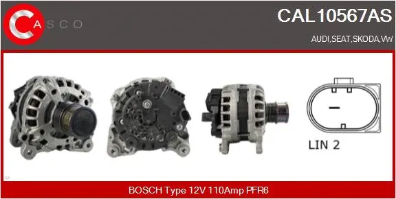 Alternator (CAL10567AS)