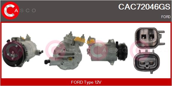 Compressor, air conditioning (CAC72046GS)