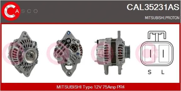 Alternator (CAL35231AS)