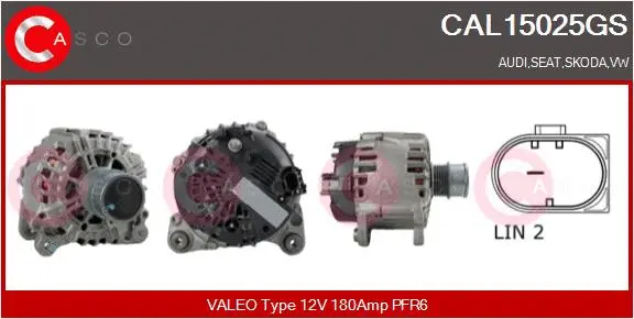 Alternator (CAL15025GS)
