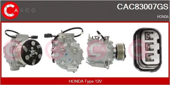 Compressor, air conditioning (CAC83007GS)