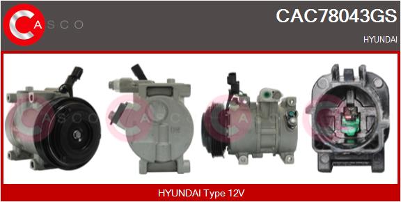 Compressor, air conditioning (CAC78043GS)