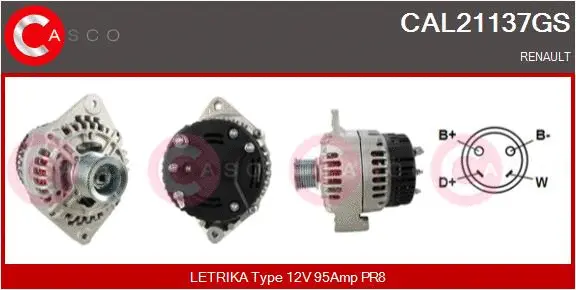 Alternator (CAL21137GS)