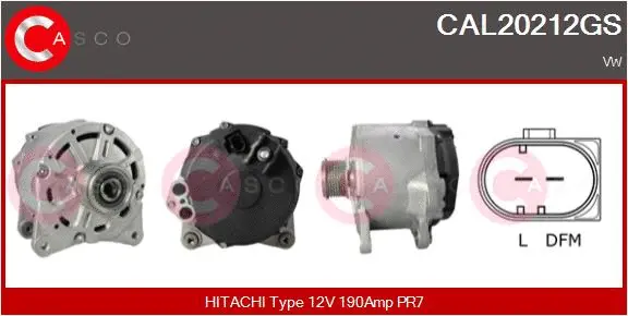 Alternator (CAL20212GS)