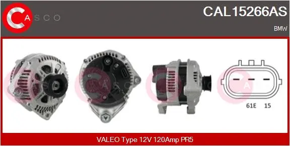 Alternator (CAL15266AS)