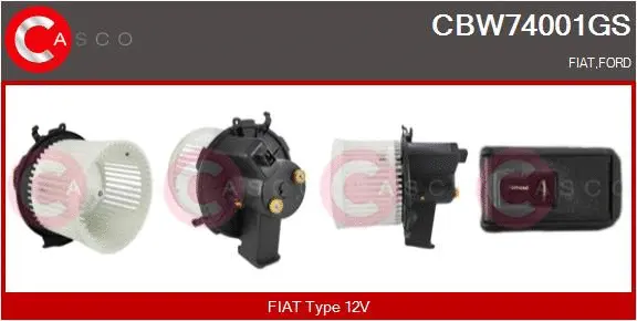 Interior Blower (CBW74001GS)