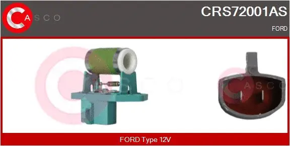 Series resistor, electric motor (radiator fan) (CRS72001AS)