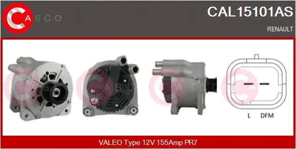 Alternator (CAL15101AS)