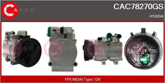 Compressor, air conditioning (CAC78270GS)