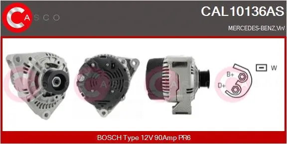 Alternator (CAL10136AS)