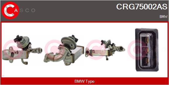 Cooler, exhaust gas recirculation (CRG75002AS)