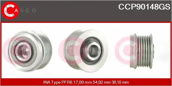Belt Pulley, alternator (CCP90148GS)