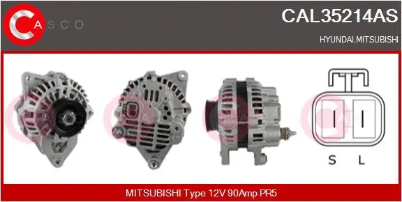 Alternator (CAL35214AS)