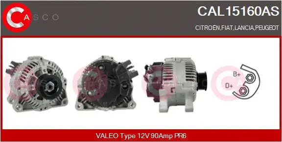 Alternator (CAL15160AS)