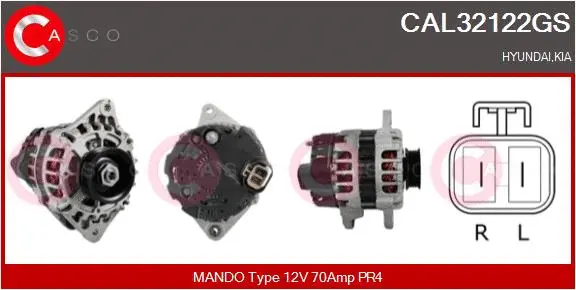 Alternator (CAL32122GS)