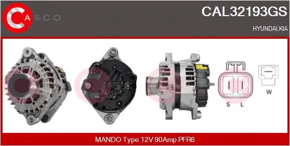 Alternator (CAL32193GS)