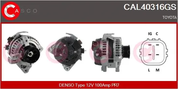 Alternator (CAL40316GS)