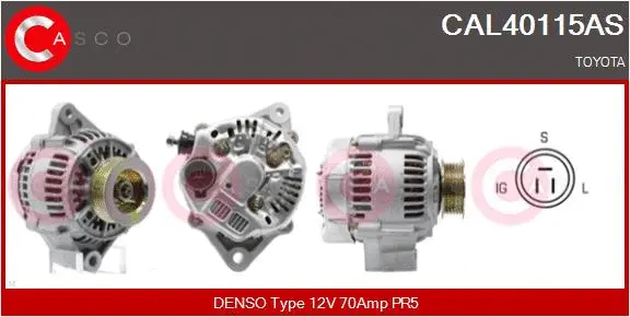 Alternator (CAL40115AS)