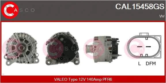 Alternator (CAL15458GS)