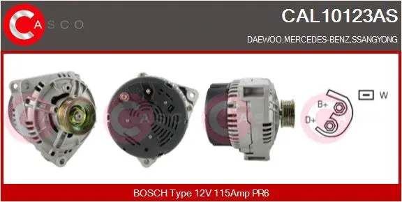 Alternator (CAL10123AS)