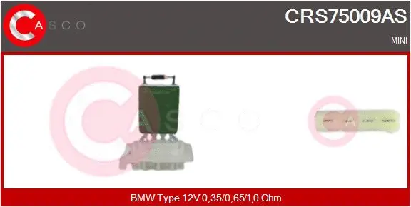Resistor, interior blower (CRS75009AS)