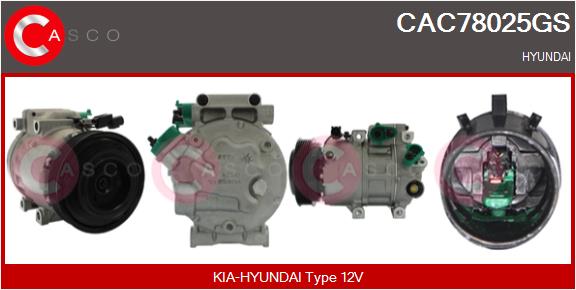 Compressor, air conditioning (CAC78025GS)