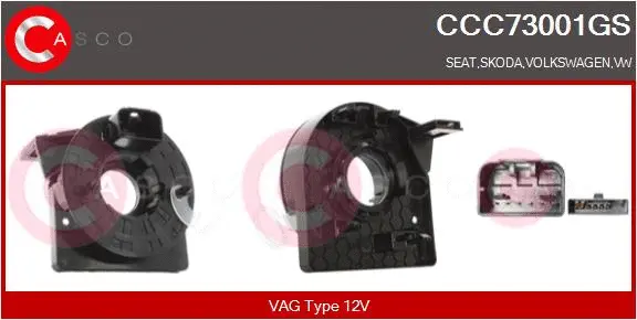 Clockspring, airbag (CCC73001GS)