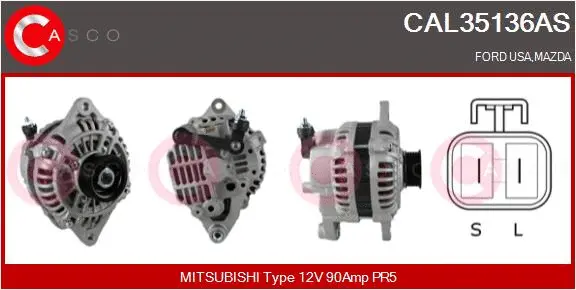 Alternator (CAL35136AS)