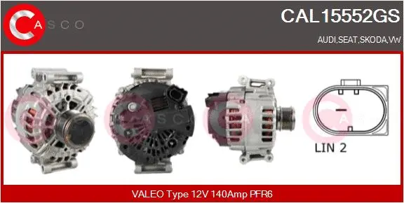 Alternator (CAL15552GS)