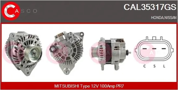 Alternator (CAL35317GS)