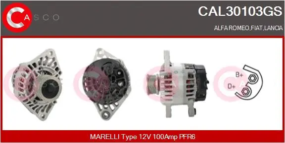 Alternator (CAL30103GS)