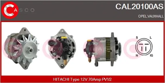 Alternator (CAL20100AS)