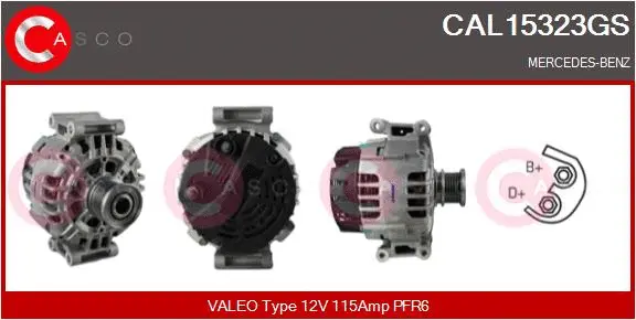 Alternator (CAL15323GS)