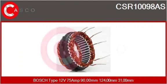 Stator, alternator (CSR10098AS)