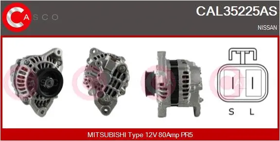 Alternator (CAL35225AS)