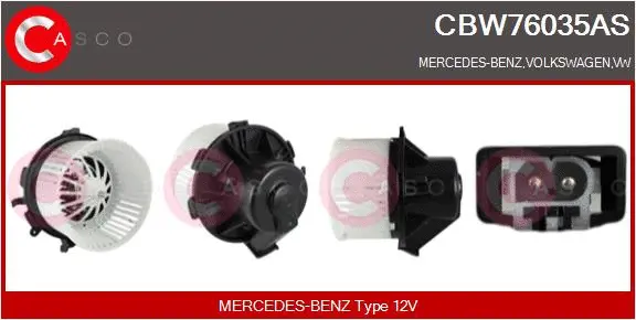 Interior Blower (CBW76035AS)