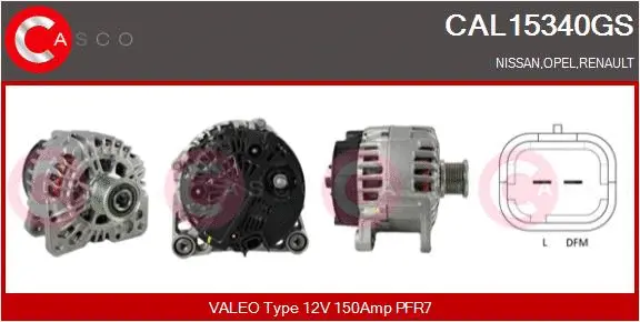 Alternator (CAL15340GS)