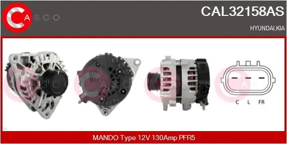 Alternator (CAL32158AS)