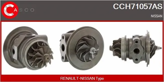 Core assembly, turbocharger (CCH71057AS)