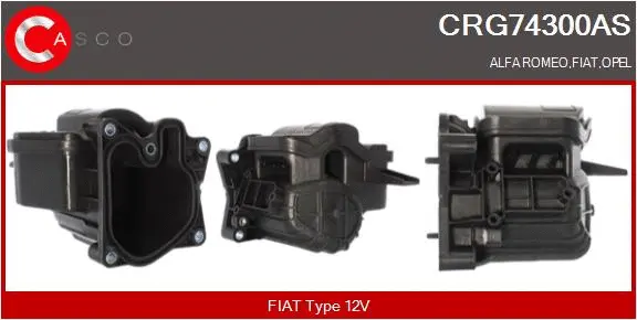 Cooler, exhaust gas recirculation (CRG74300AS)