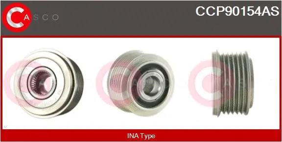 Belt Pulley, alternator (CCP90154AS)