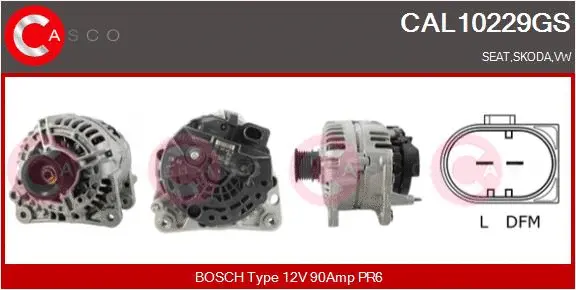 Alternator (CAL10229GS)