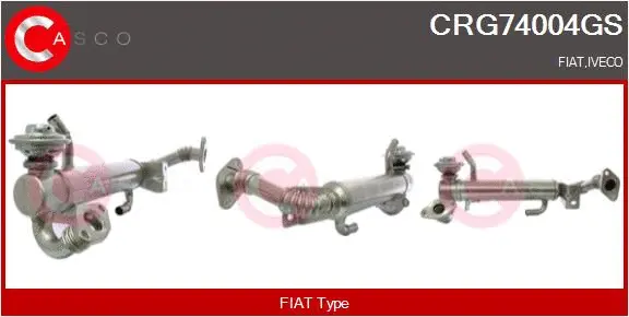Cooler, exhaust gas recirculation (CRG74004GS)