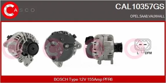 Alternator (CAL10357GS)