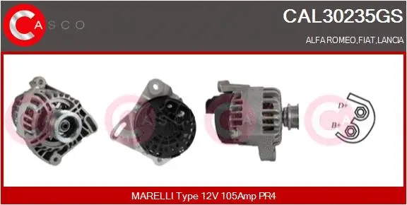Alternator (CAL30235GS)