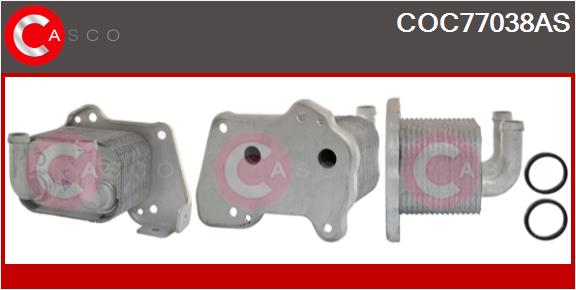 Oil Cooler, engine oil (COC77038AS)