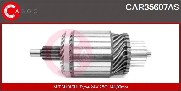 Armature, starter (CAR35607AS)
