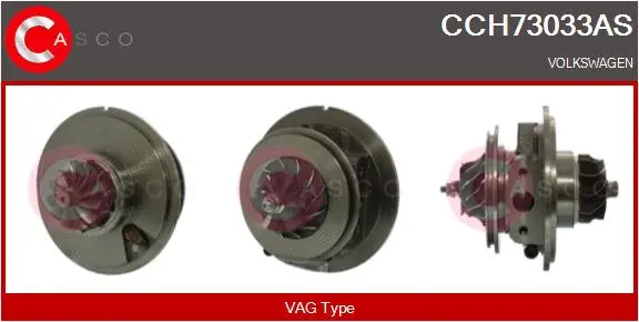 Core assembly, turbocharger (CCH73033AS)